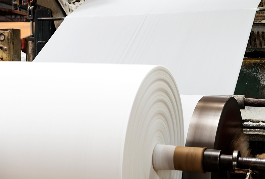 Eine Rolle Papier. Eine Rolle Papier.