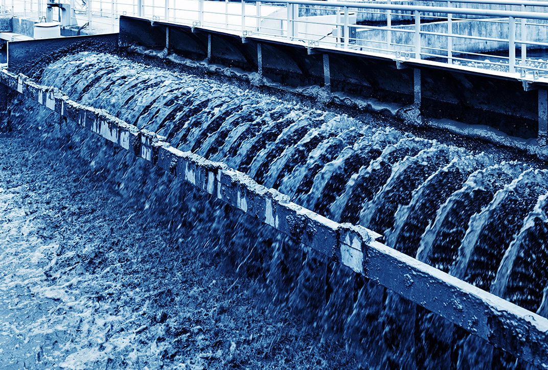 A water treatment facility A water treatment facility