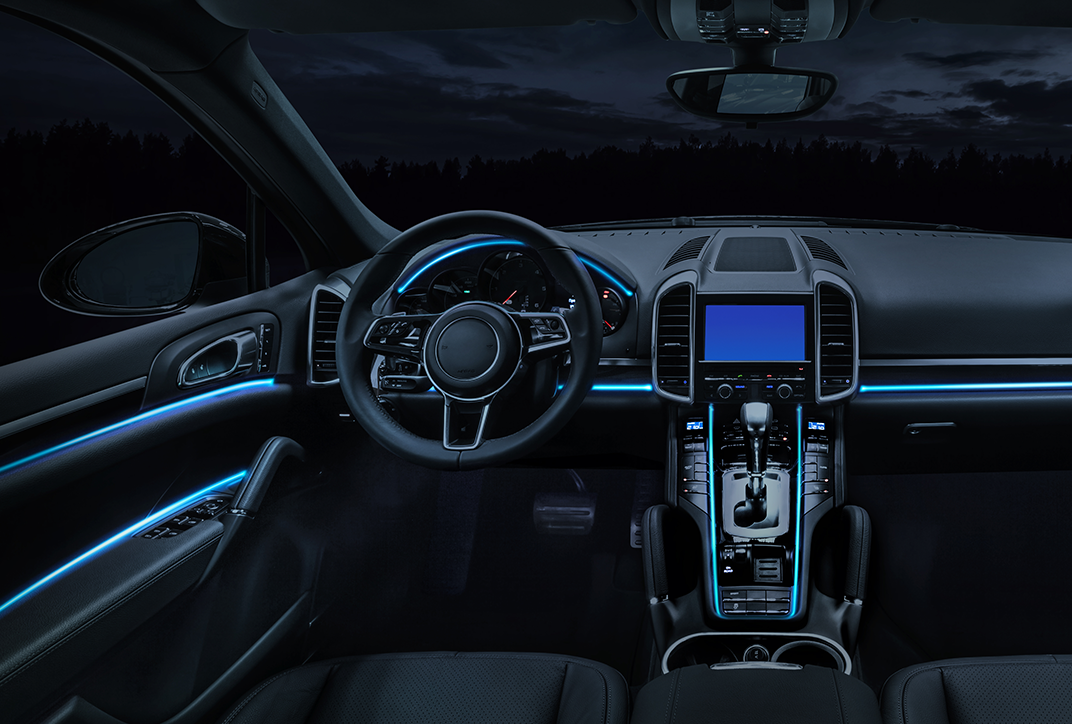 The cockpit of a car. The cockpit of a car.